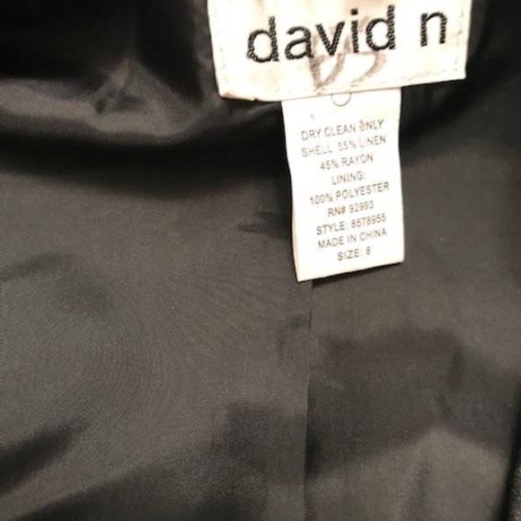 David N Dark Gray with Sheen Jacket / Blazer - Picture 12 of 12